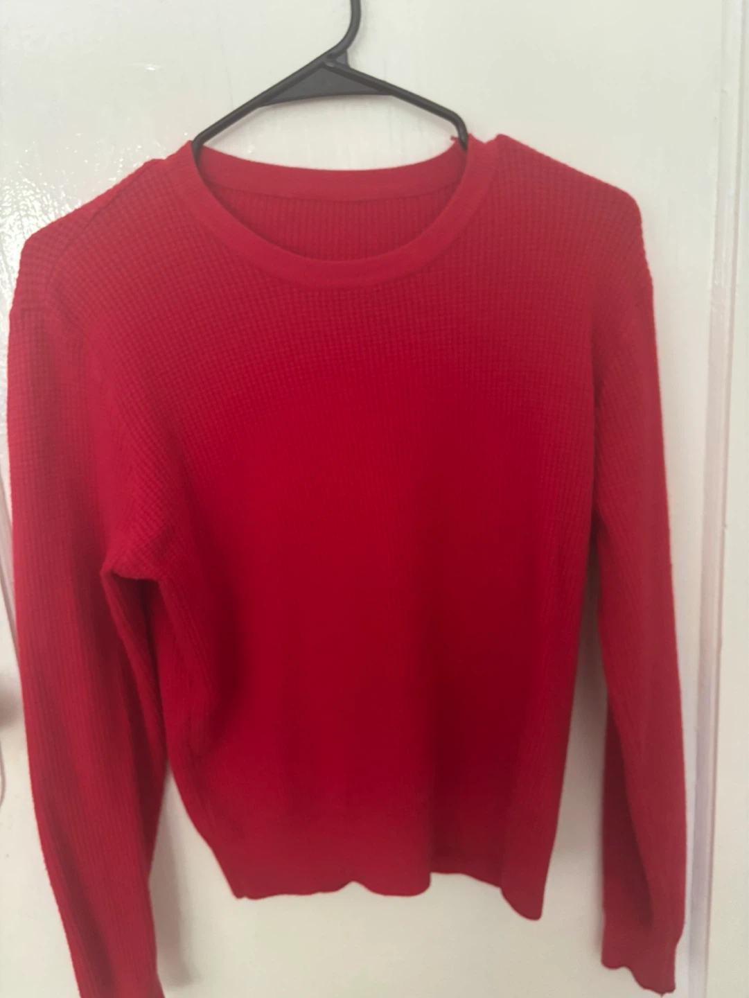 Red Crew Neck Sweater - photo 4
