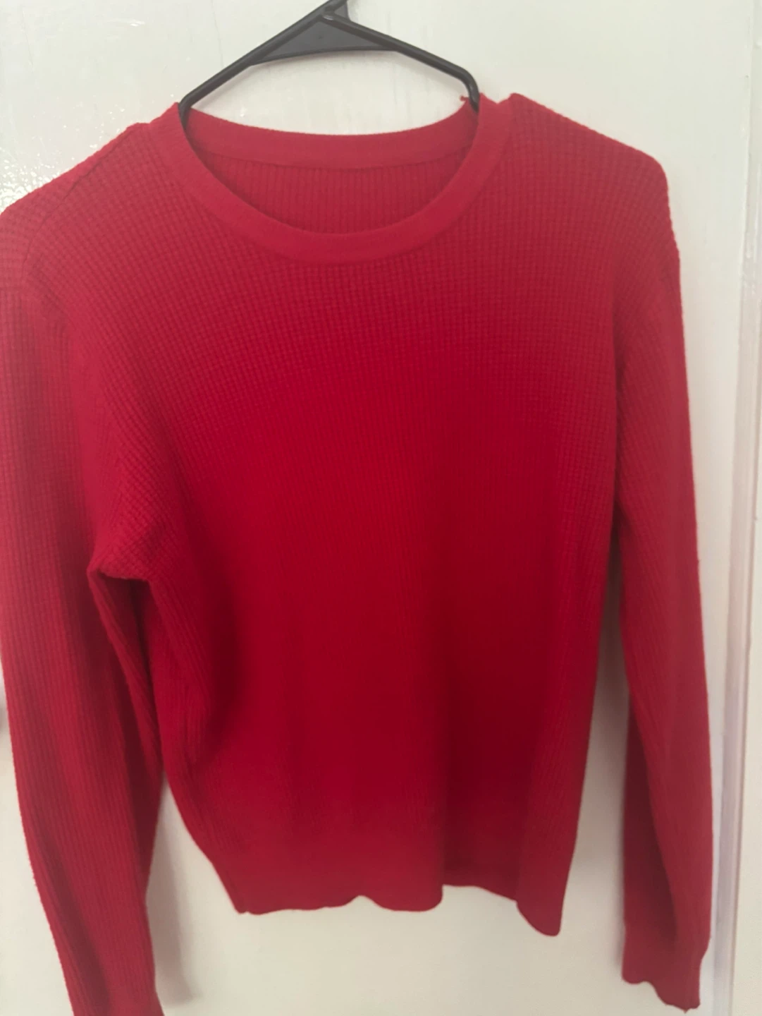 Red Crew Neck Sweater - photo 3