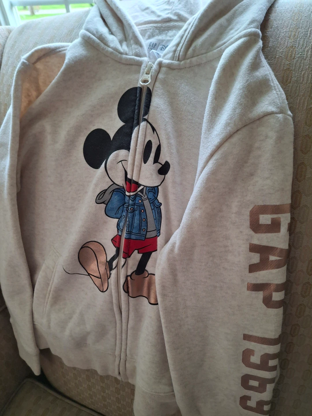 Gap Disney Mickey Mouse zip-up hoodie - photo 2