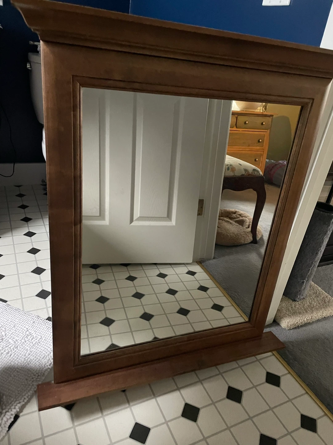 Wooden Cabinet with Mirror - photo 5