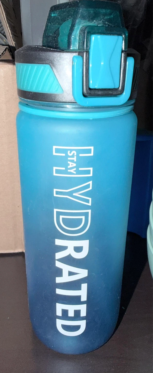 Blue Ombre "Stay Hydrated" Water Bottle