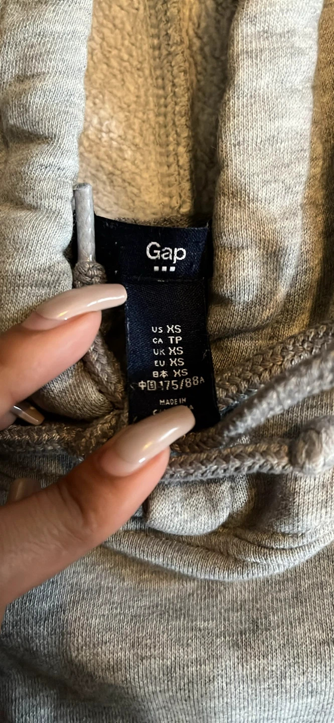 Grey Gap Hoodie - Size XS - photo 2
