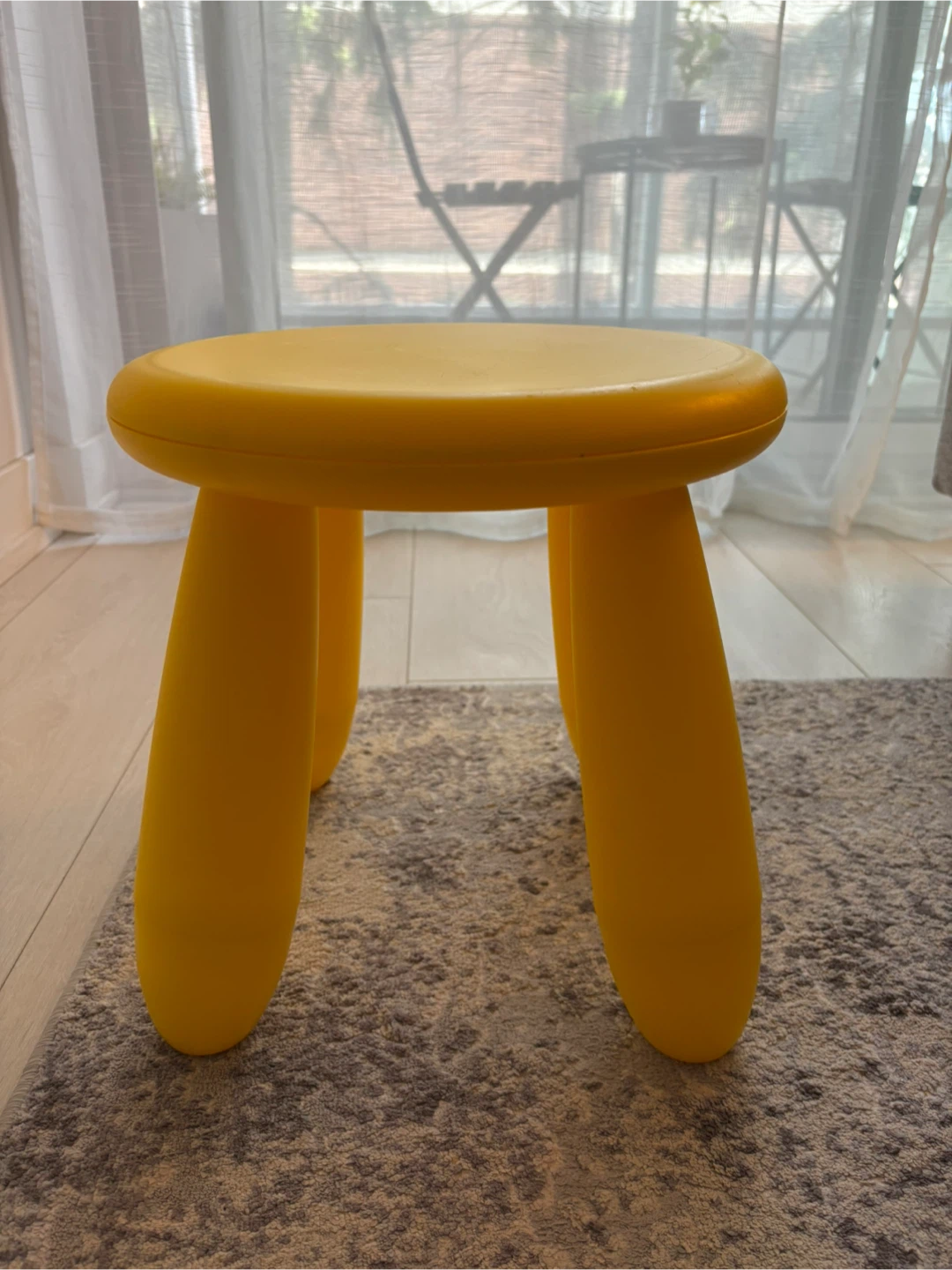 Has to go today: IKEA Kids Yellow Stool - photo 3