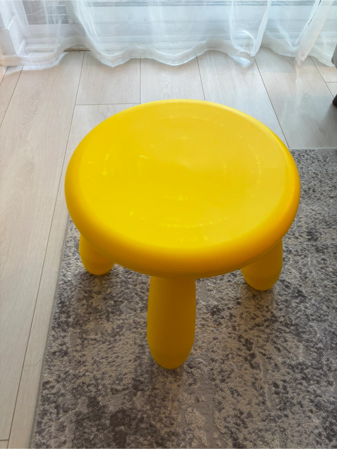 Has to go today: IKEA Kids Yellow Stool - photo 2
