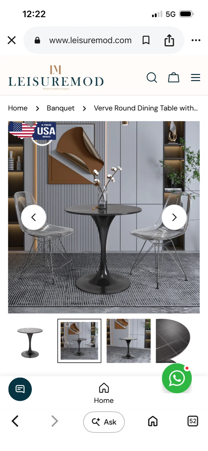 New LEISUREMOD Verve Round Dining Table - photo 2