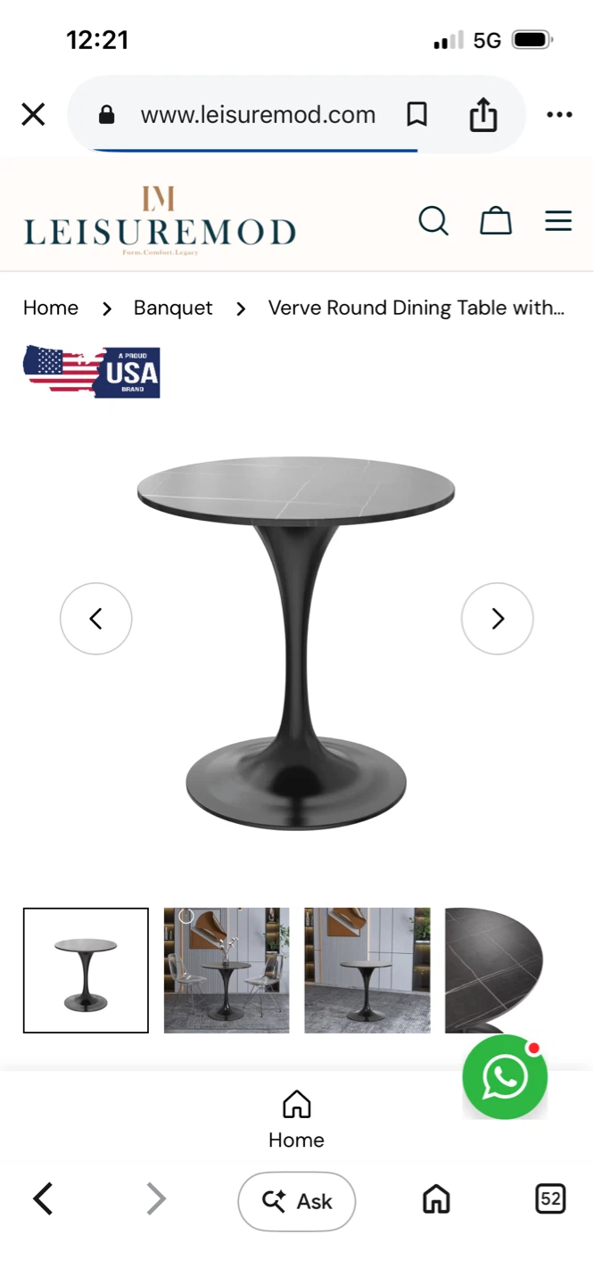 New LEISUREMOD Verve Round Dining Table - photo 3