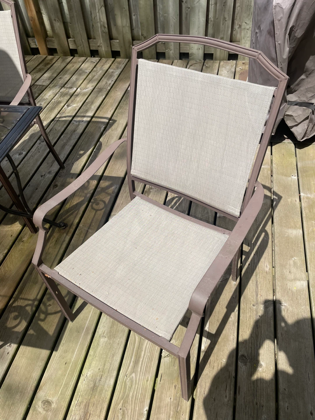 Wrought Iron Patio Dining Set - Table and 6 Chairs - photo 3