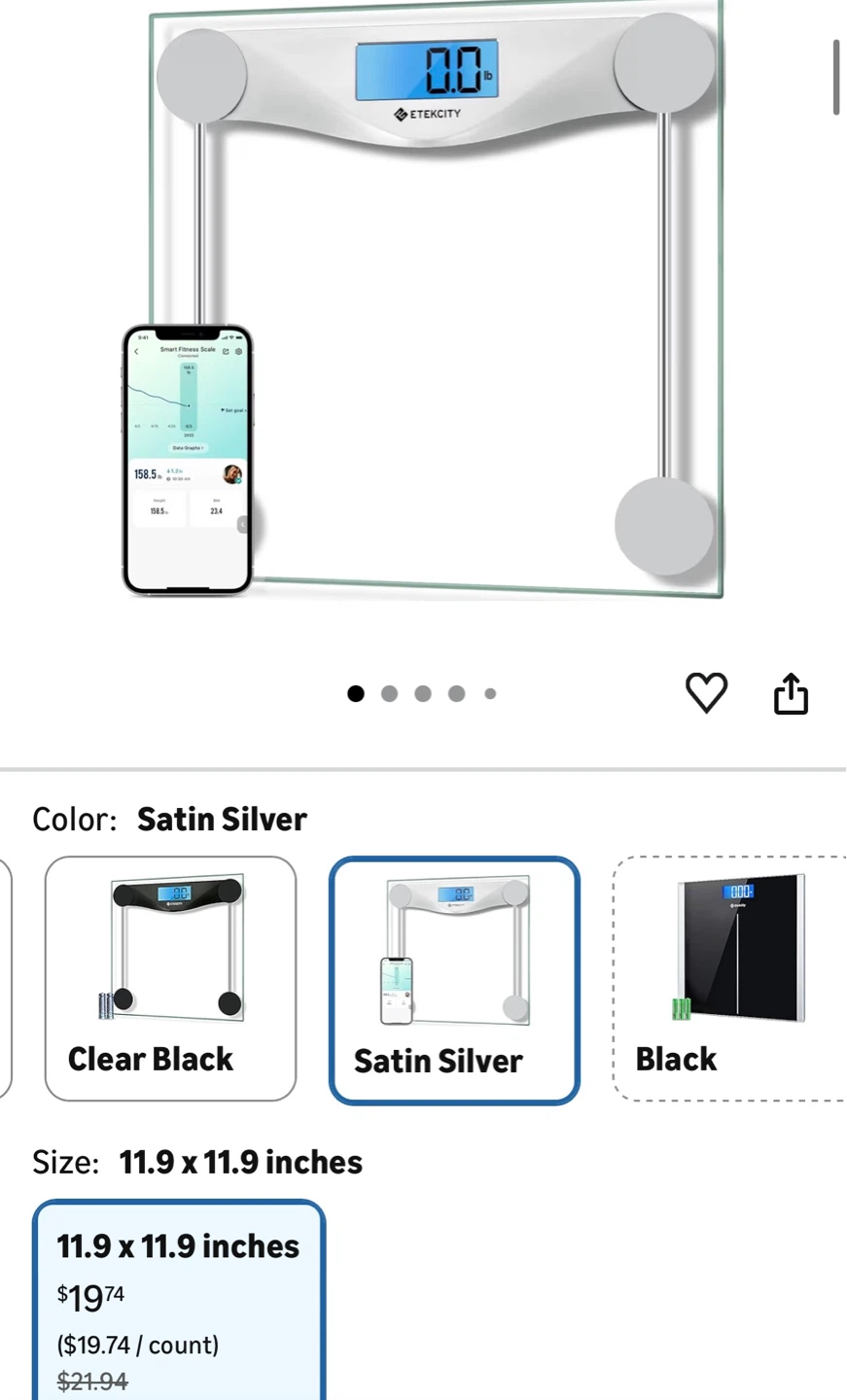 Etekcity Digital Bathroom Scale - photo 2