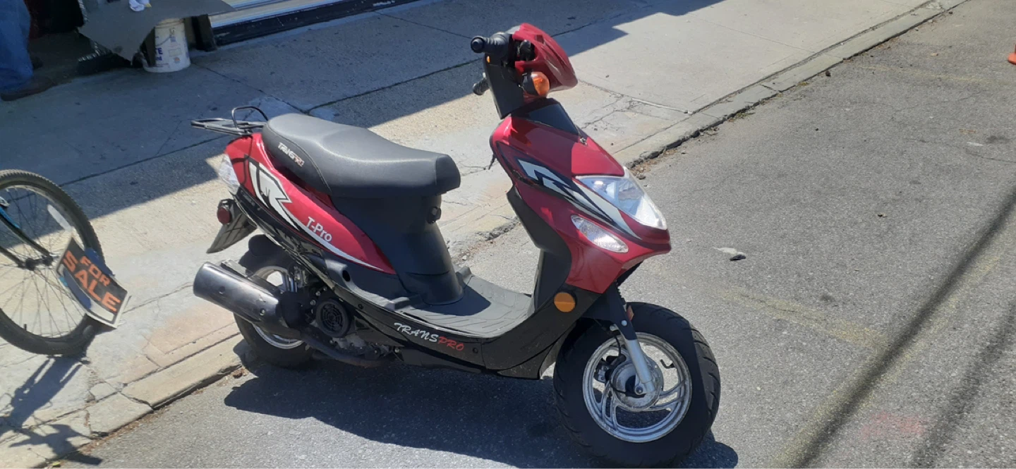 Red TransPro T-PRO Scooter