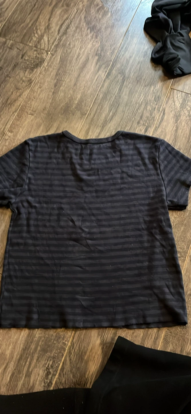 Black Striped T-Shirt - photo 3