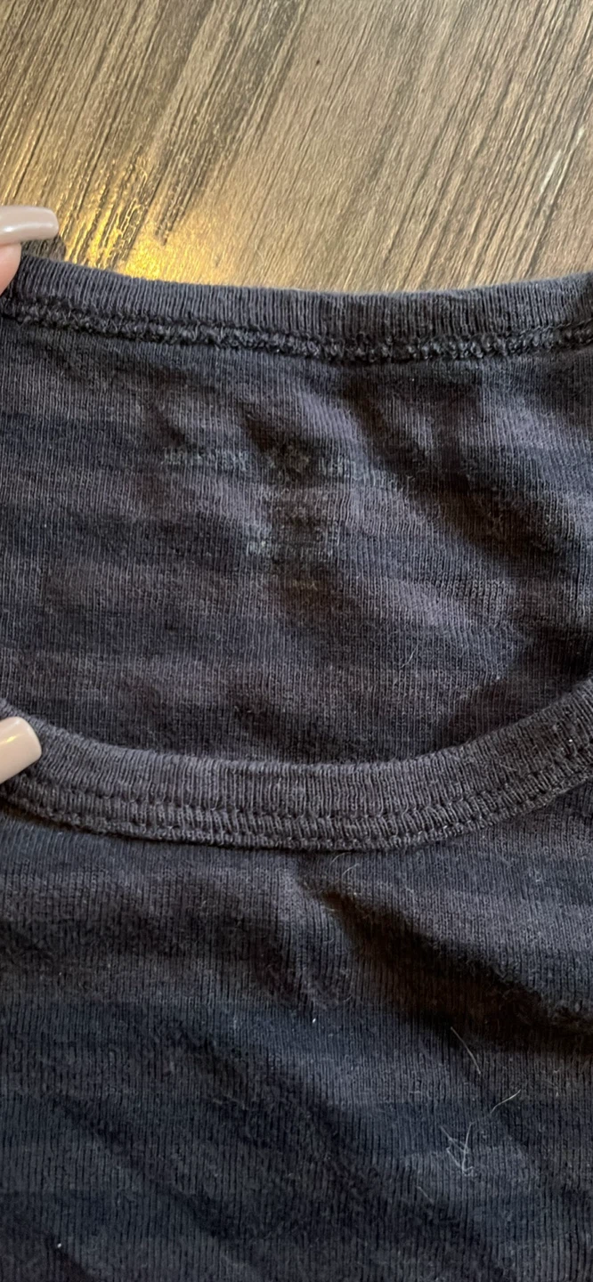 Black Striped T-Shirt - photo 2