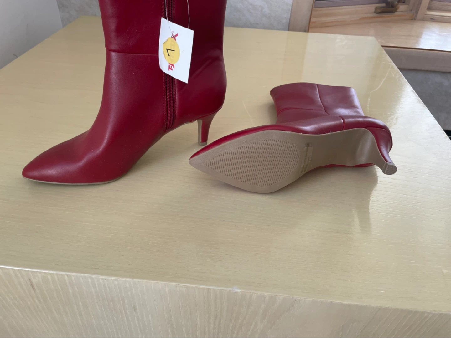 Red Ankle Boots - photo 3