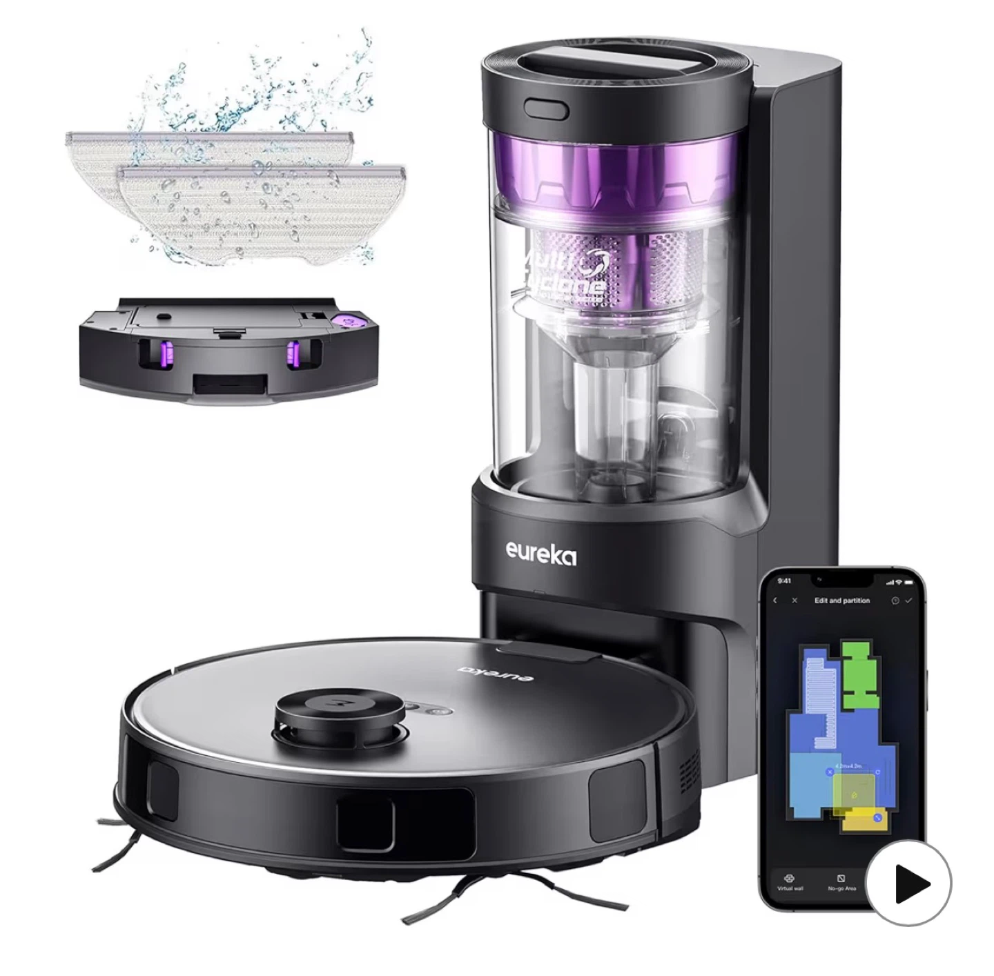 Eureka Robot Vacuum and Mop Combo - photo 2