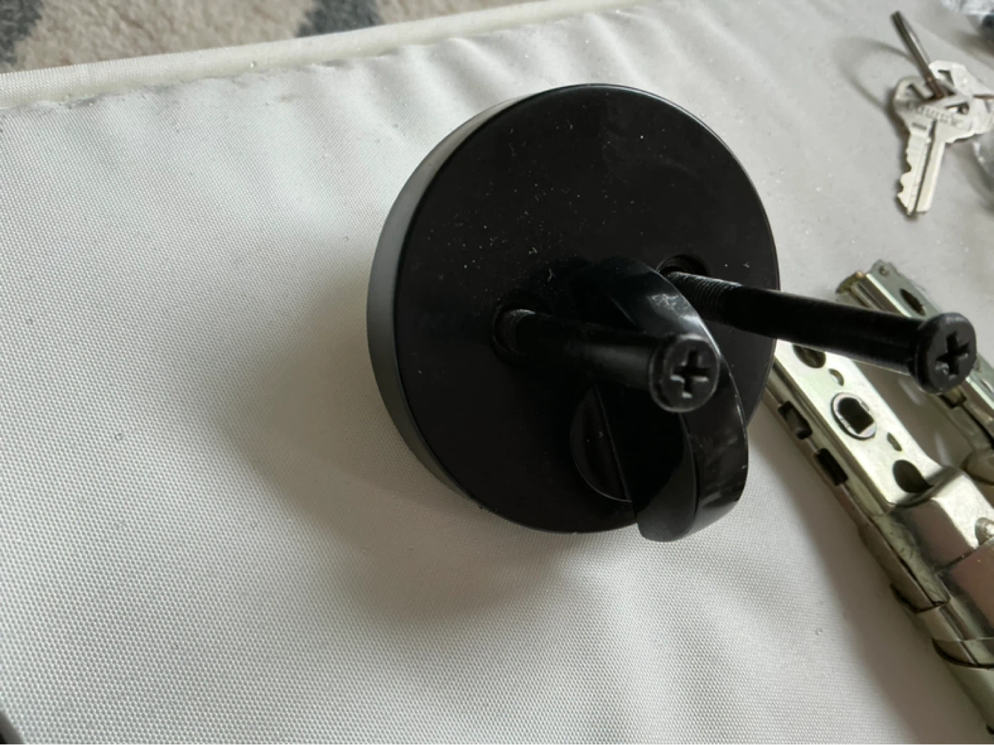 Weiser Black Door Lockset, 2 sets - photo 3