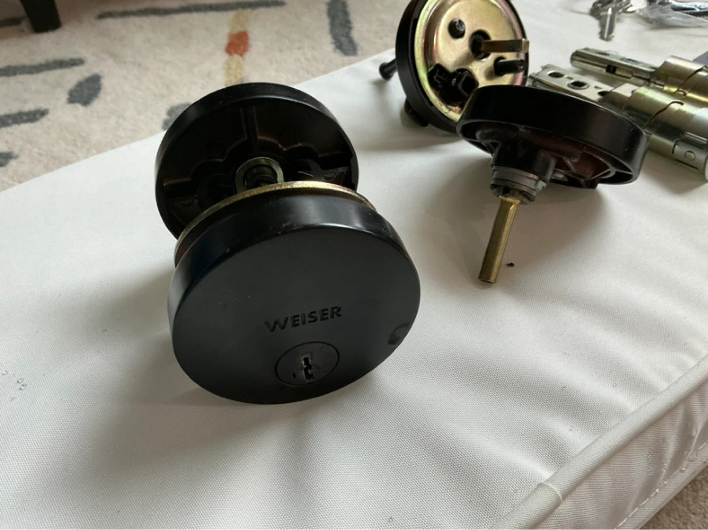 Weiser Black Door Lockset, 2 sets - photo 2