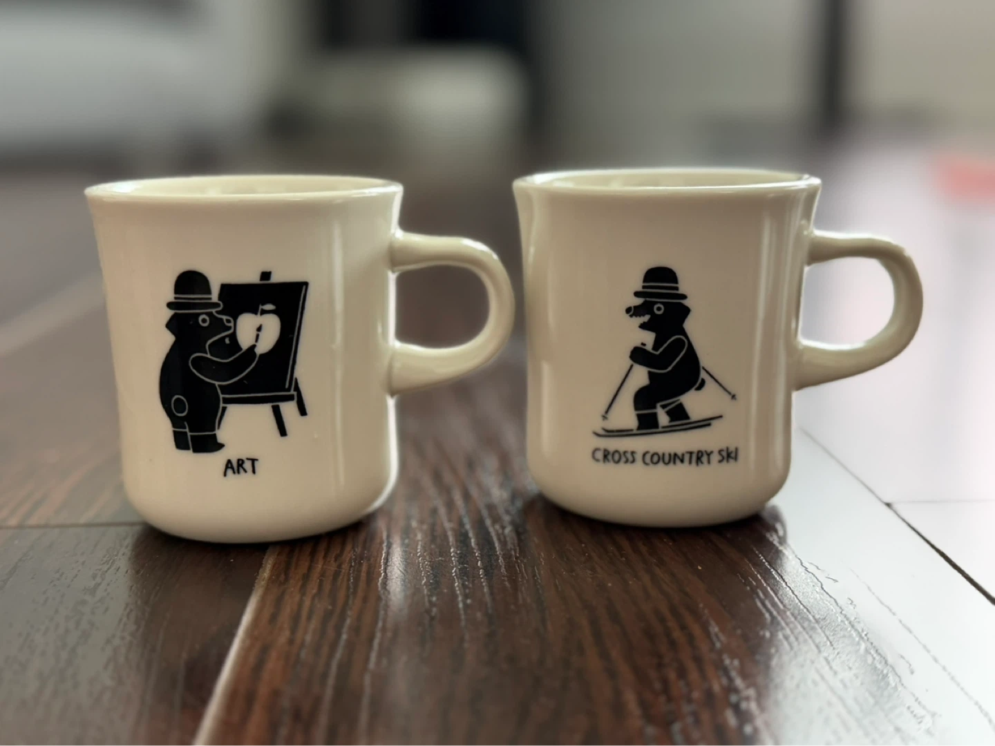 Kinto Baristaart small mugs with bears