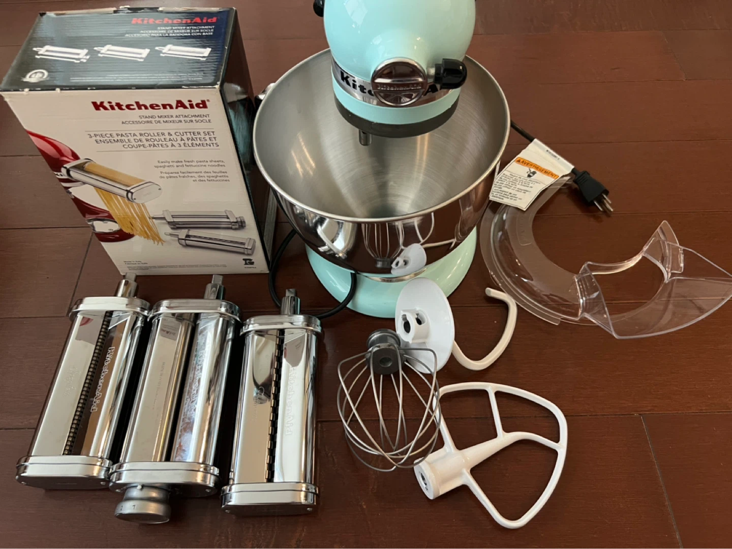 KitchenAid Stand Mixer with 3-Piece Pasta Rollers