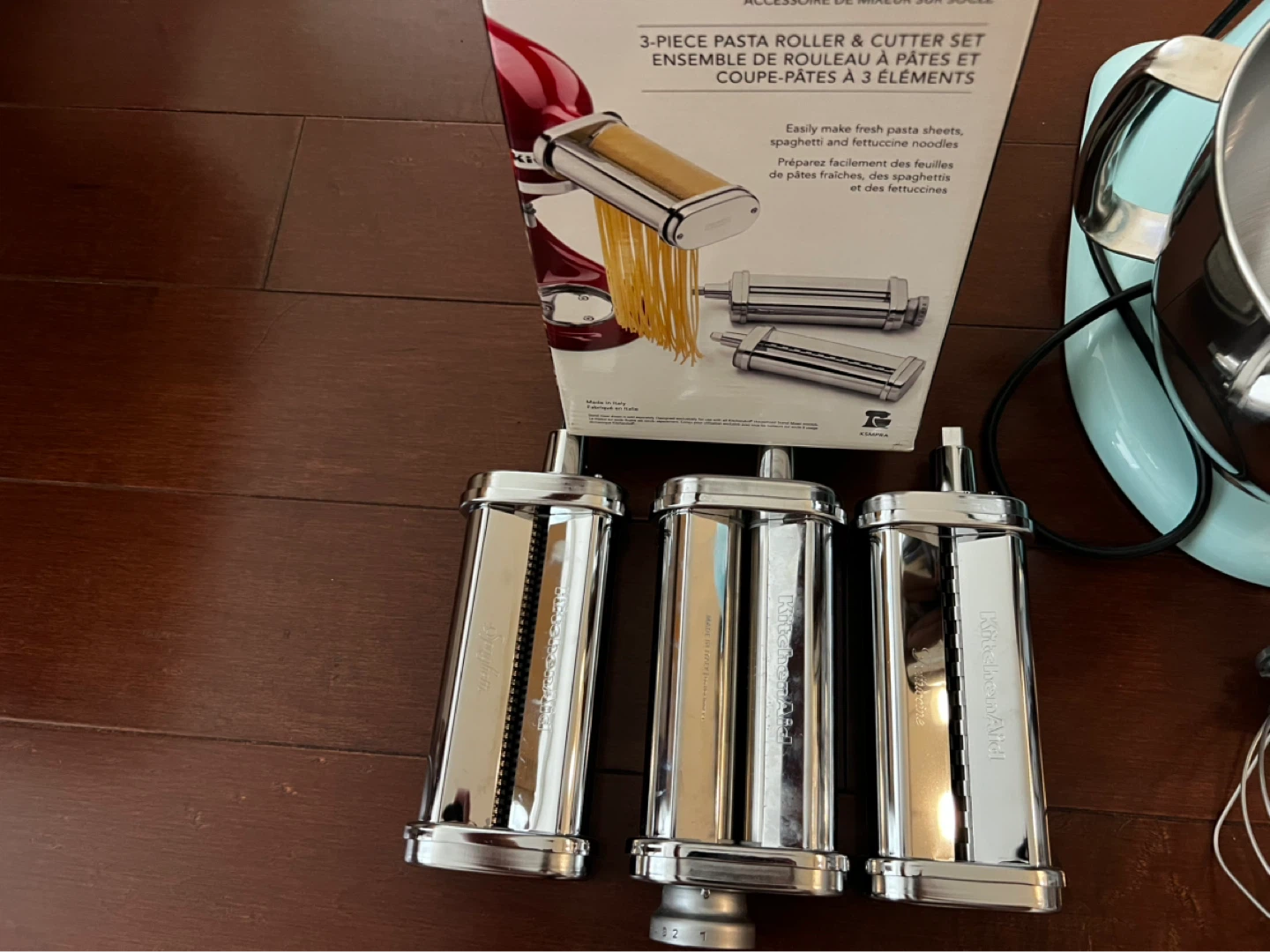 KitchenAid Stand Mixer with 3-Piece Pasta Rollers - photo 4
