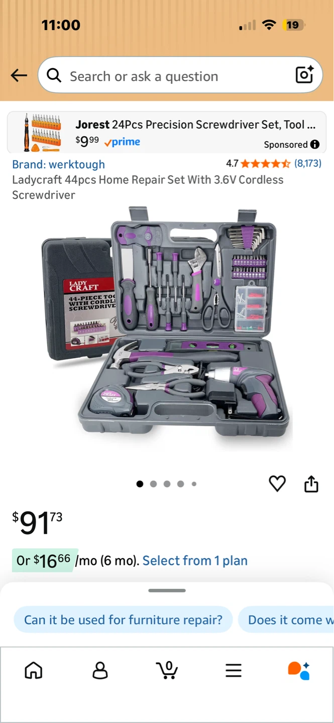 44 piece tool kit from lady craft - photo 2