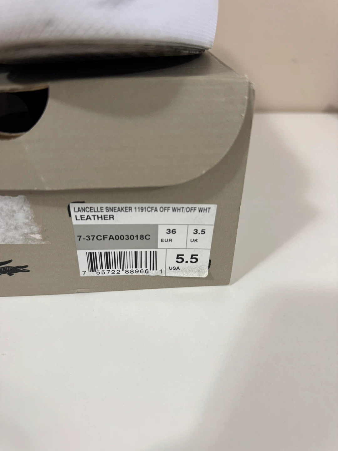 Lacoste Lancelle Sneaker White Leather - photo 4