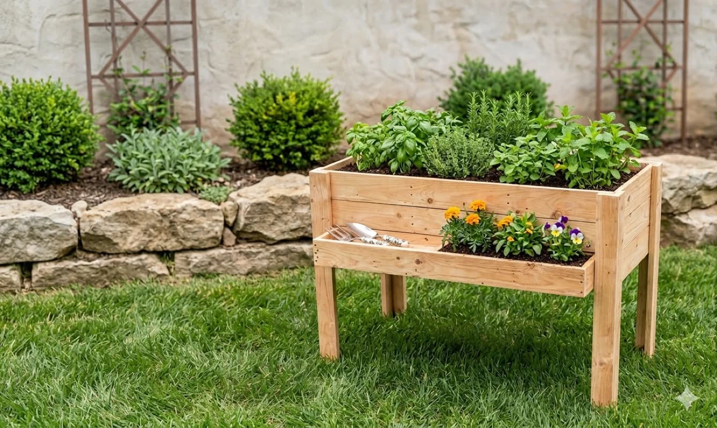 Wooden Raised Garden Planter Box - photo 3
