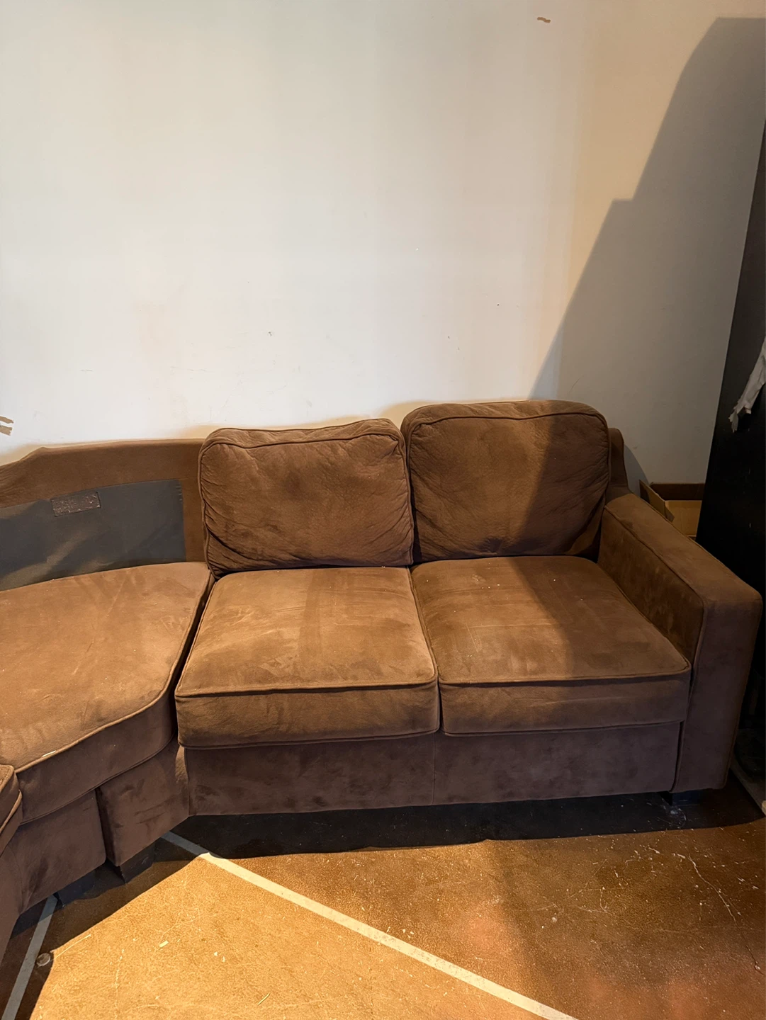 Brown Sectional Sofa - photo 3