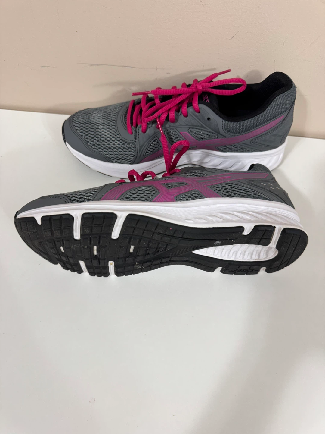 Asics Women's Running Shoes Gray Pink Size 8 - photo 3