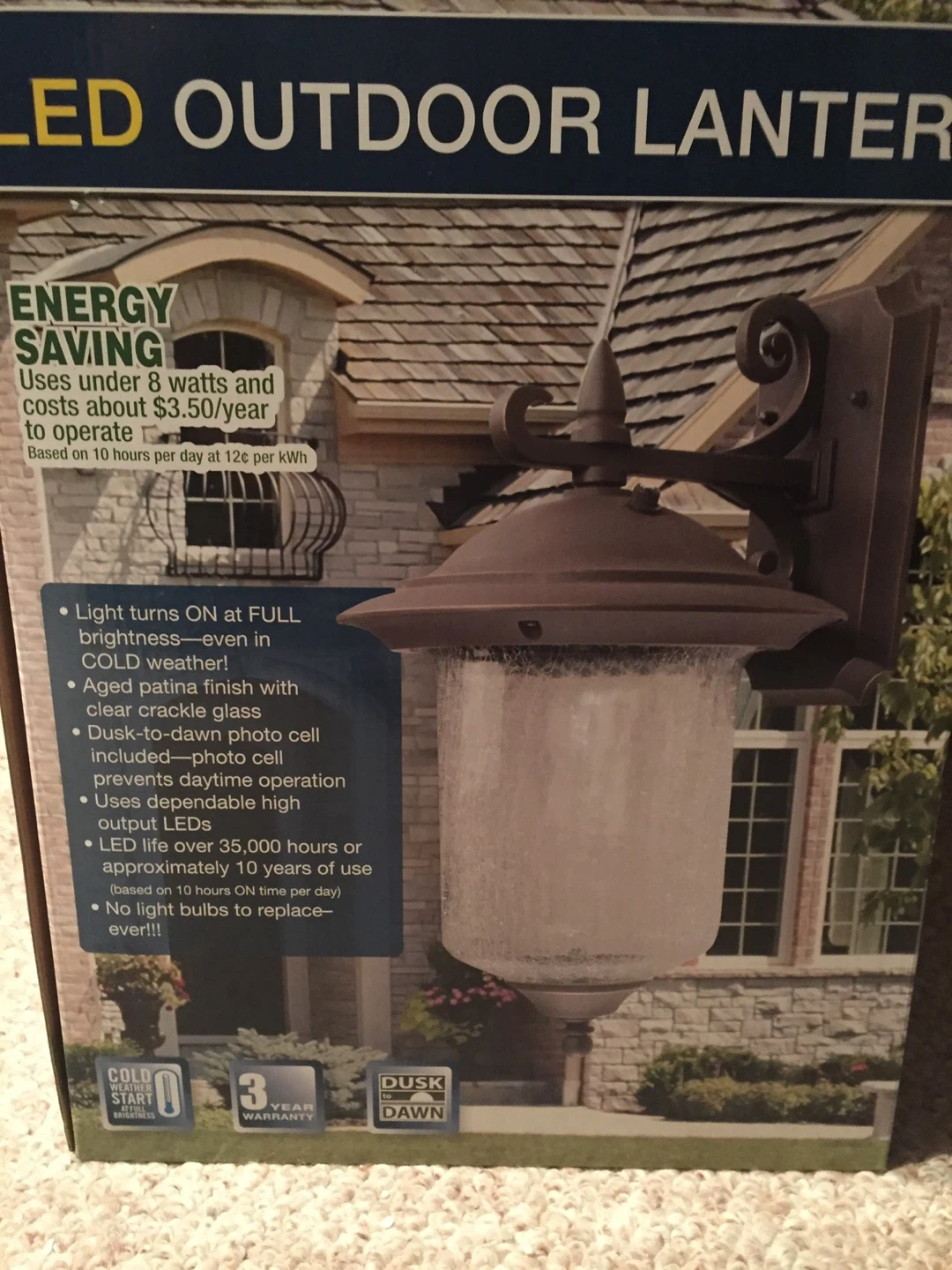 Two LED Outdoor Lantern - photo 2