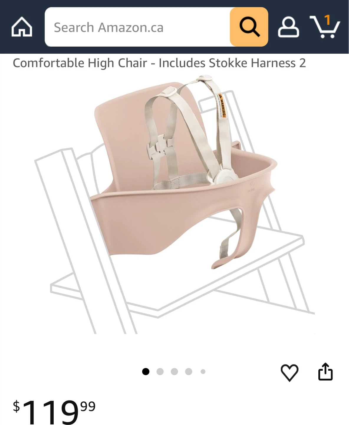 Stokke Tripp Trapp Baby Set 2,includes Harness - photo 2