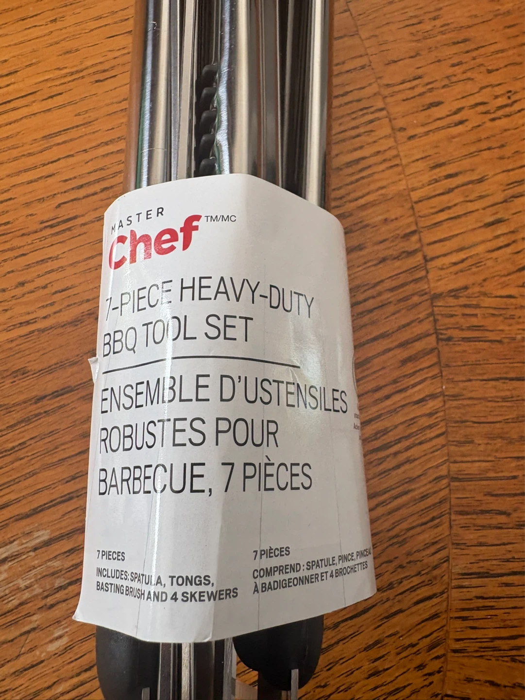 Master Chef 7-Piece Heavy-Duty BBQ Tool Set