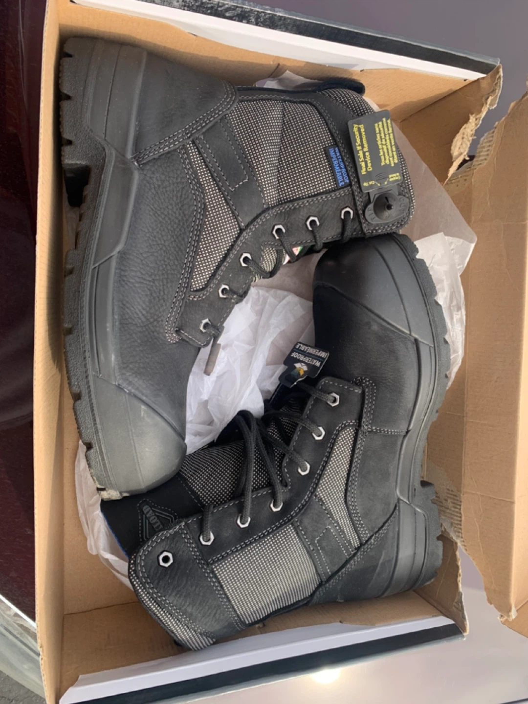 Terra Workload Steel Toe Boots Size 11