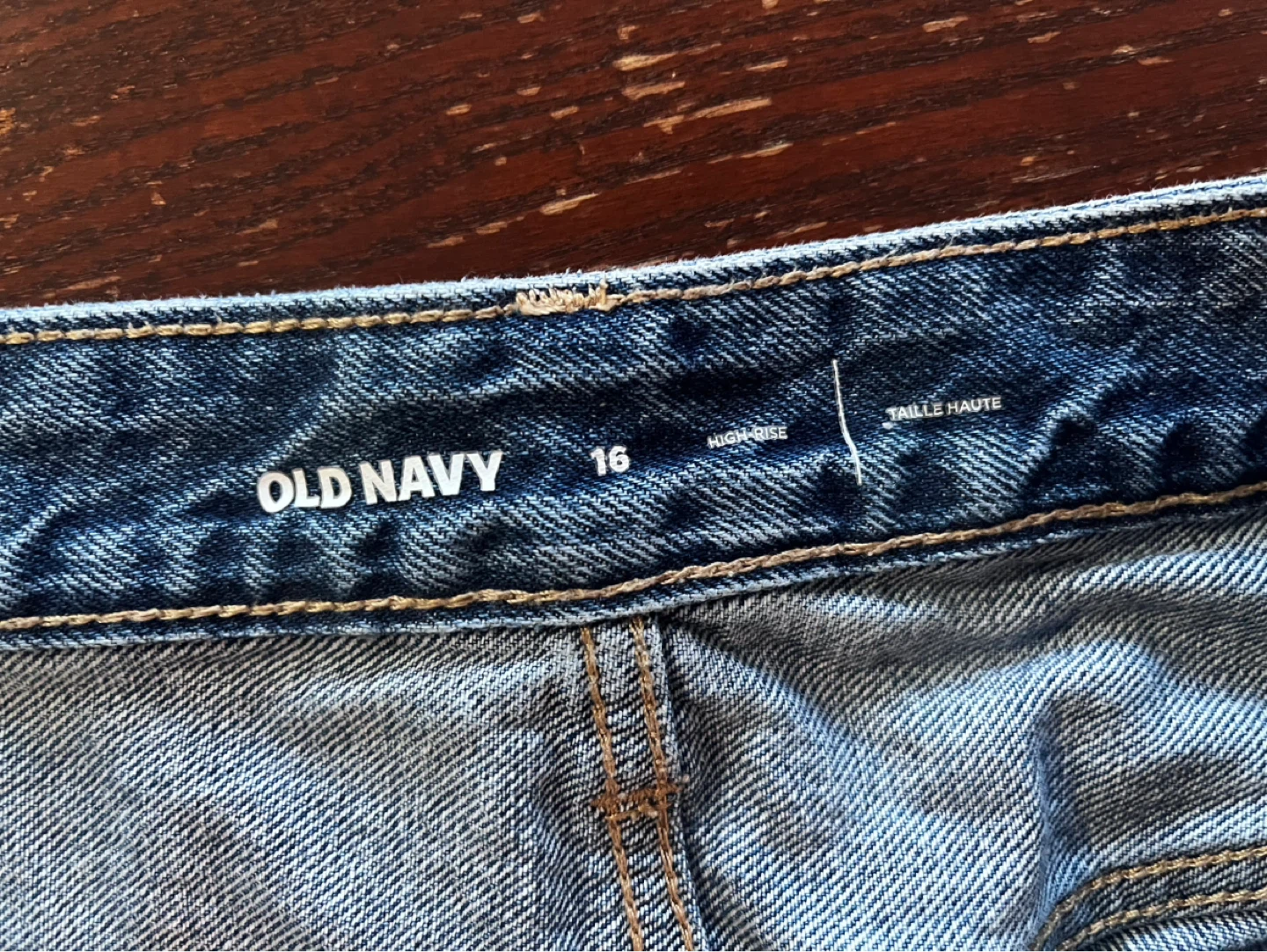 Old Navy High-Rise Denim Skirt - Size 16 - photo 3