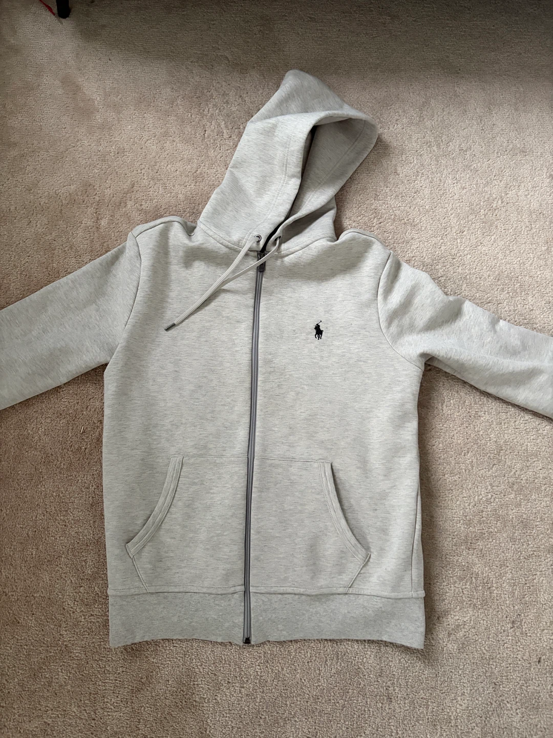 Polo Ralph Lauren Full Zip Hoodie Grey