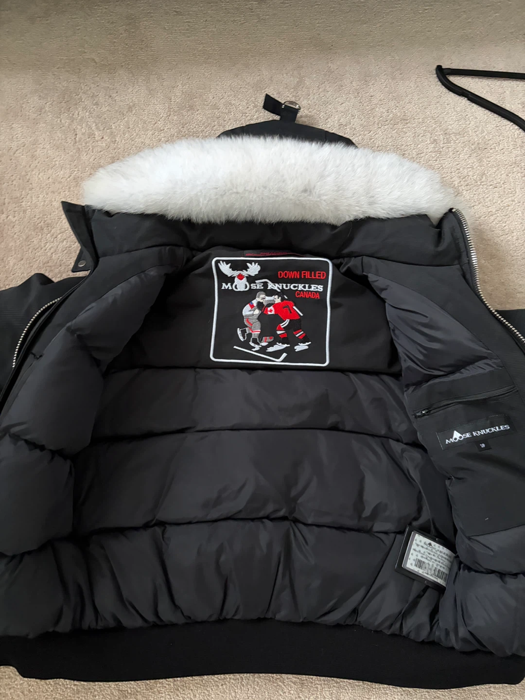 Moose Knuckles Down Filled Bomber Jacket - photo 2