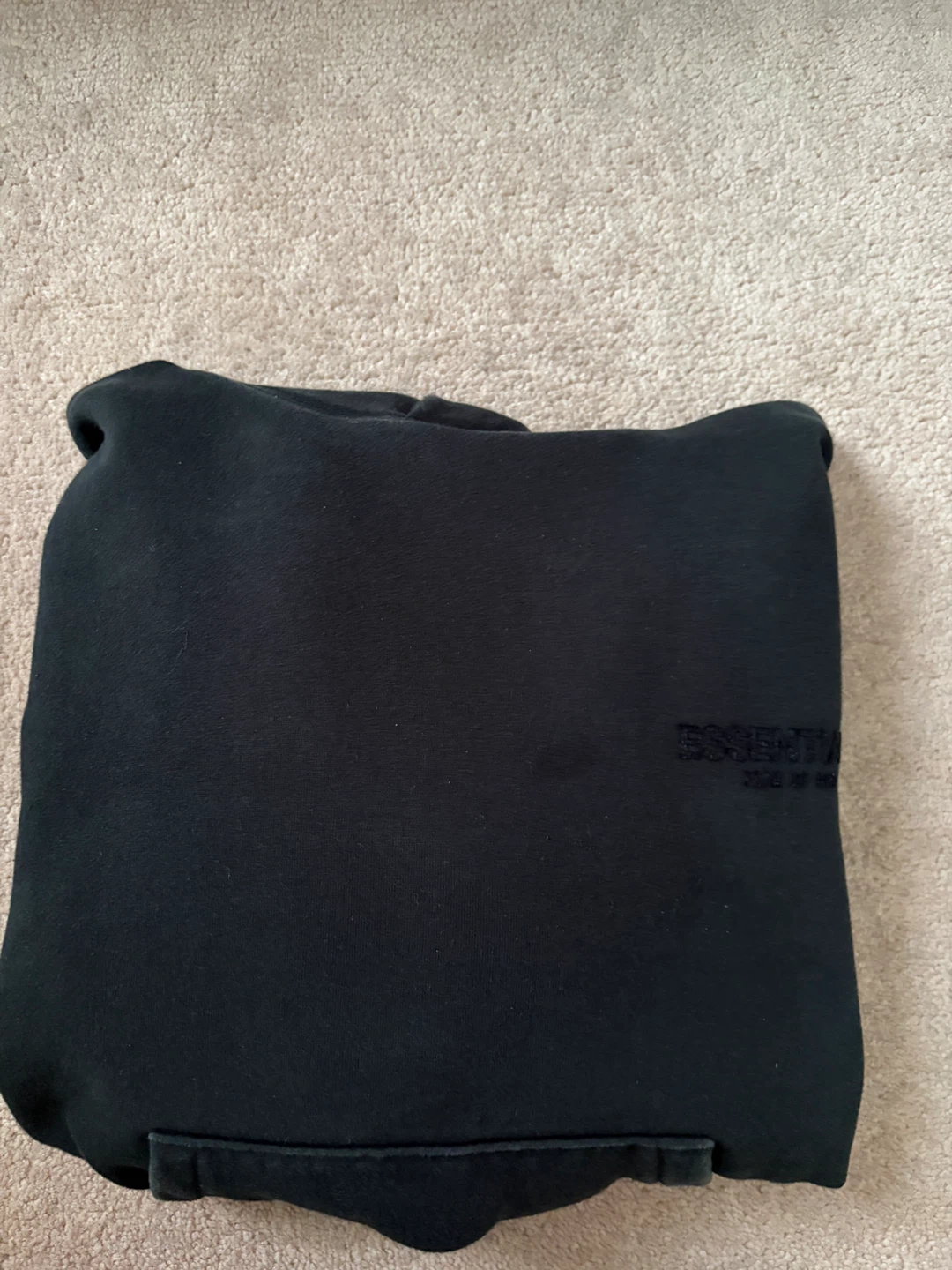 Black Essentials Fear of God Hoodie