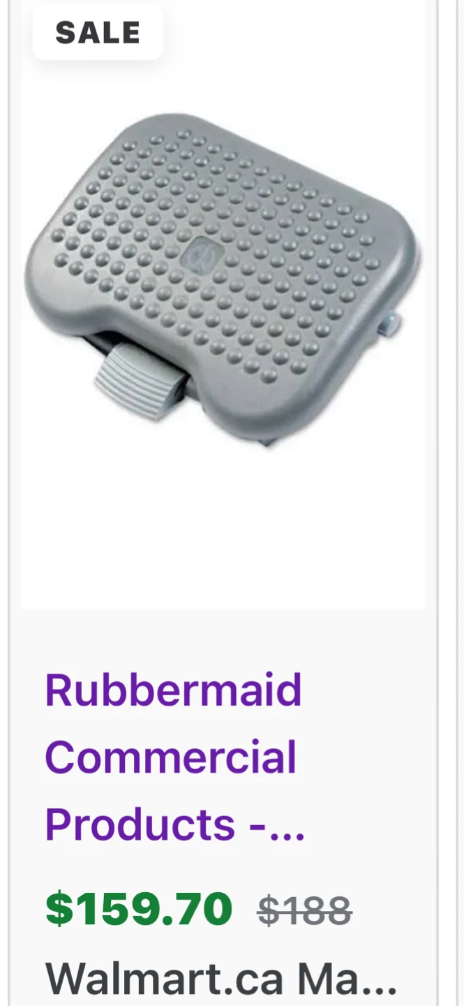 Rubbermaid Commercial Products Adjustable Footrest - photo 4