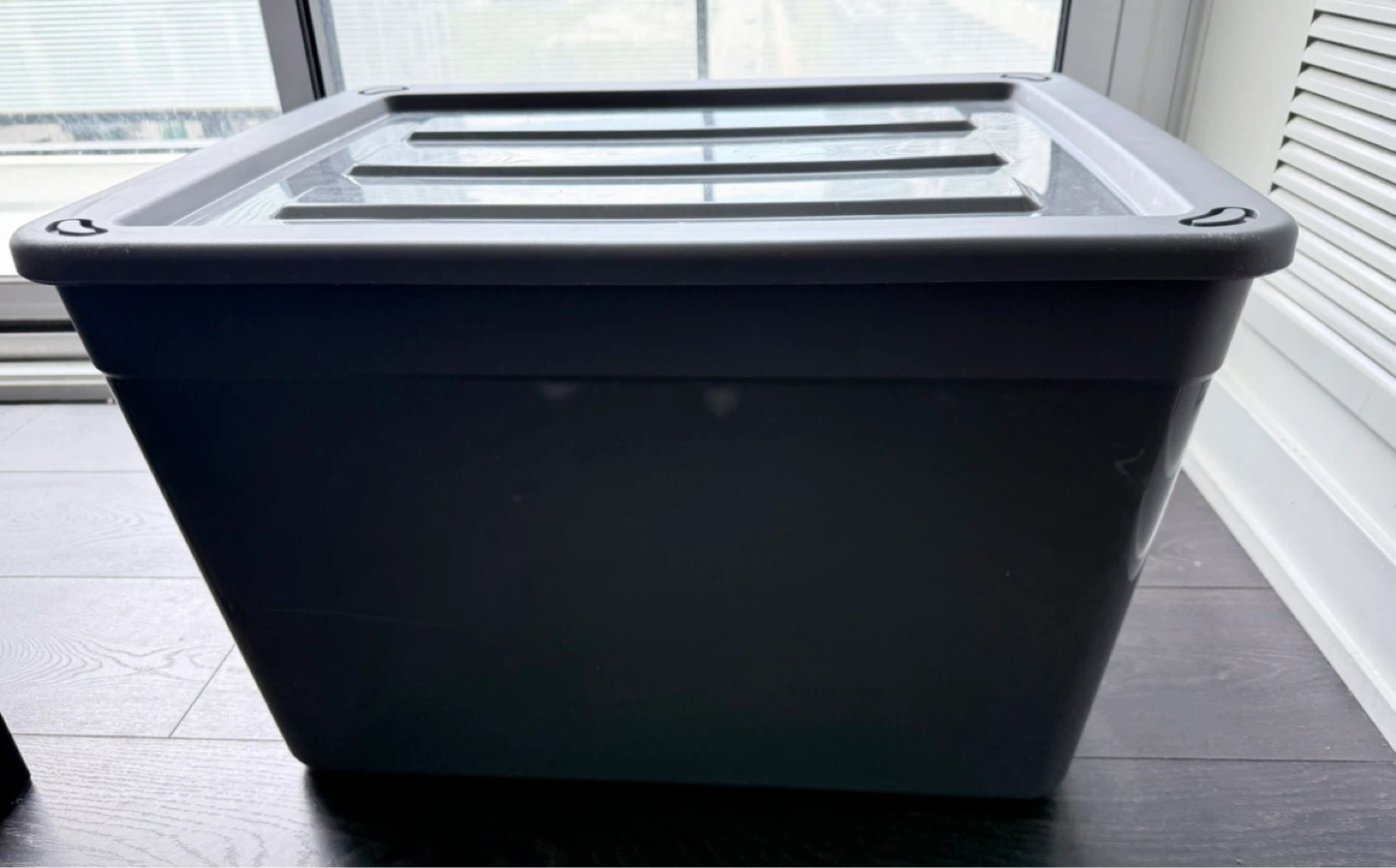 80L Solid Storage Box with Wheels - photo 2