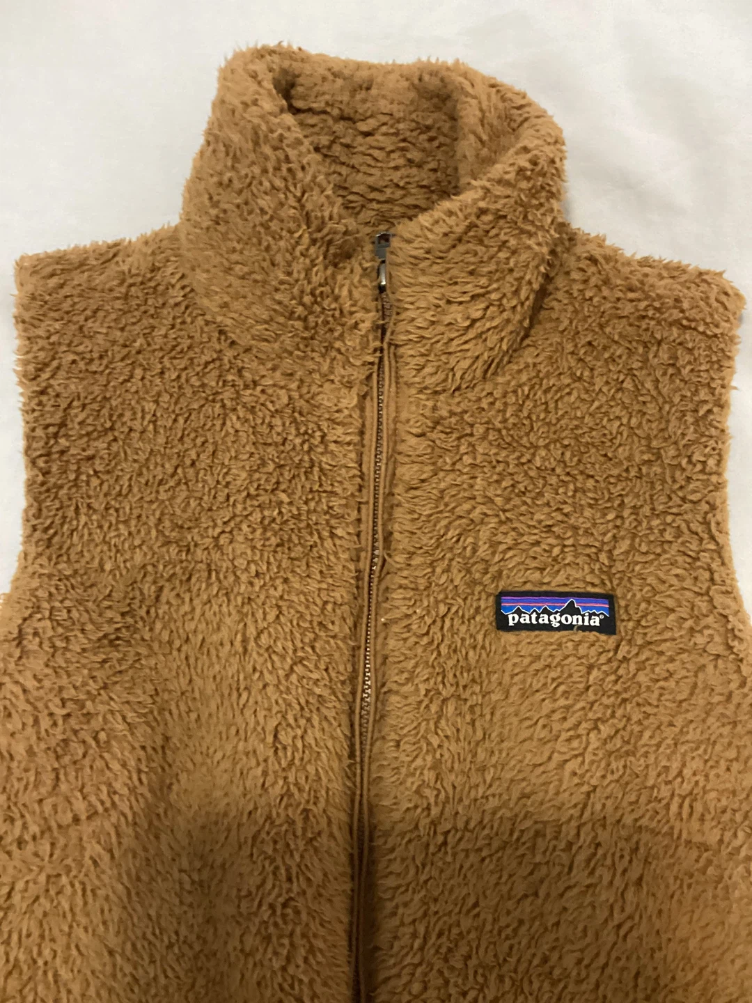 Patagonia Fleece Vest - Size S - Brown - photo 3