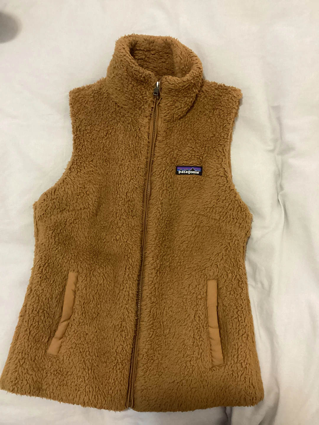 Patagonia Fleece Vest - Size S - Brown
