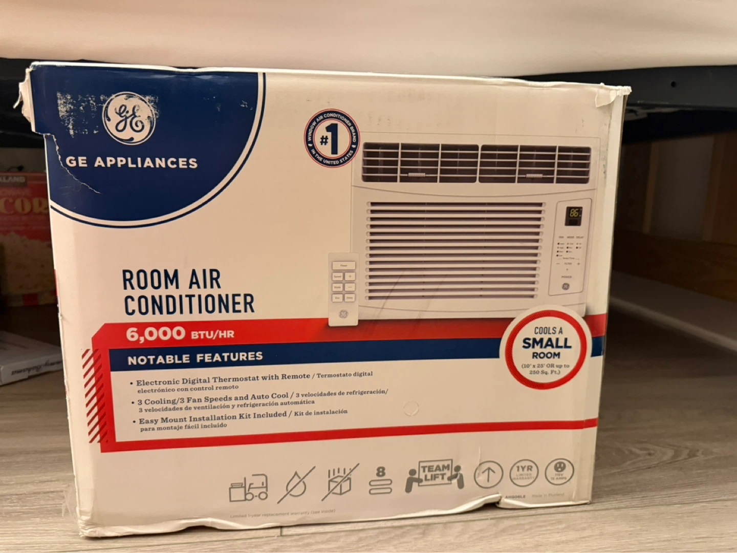 GE Appliances 6,000 BTU/HR Room Air Conditioner