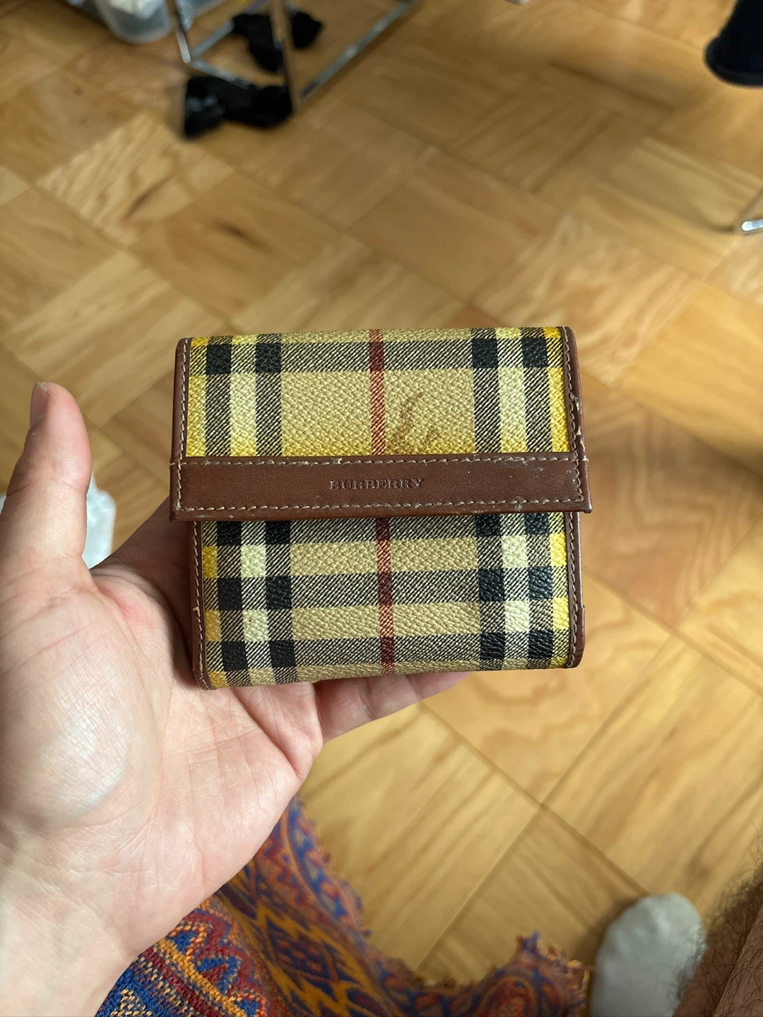 Burberry Haymarket Check Wallet