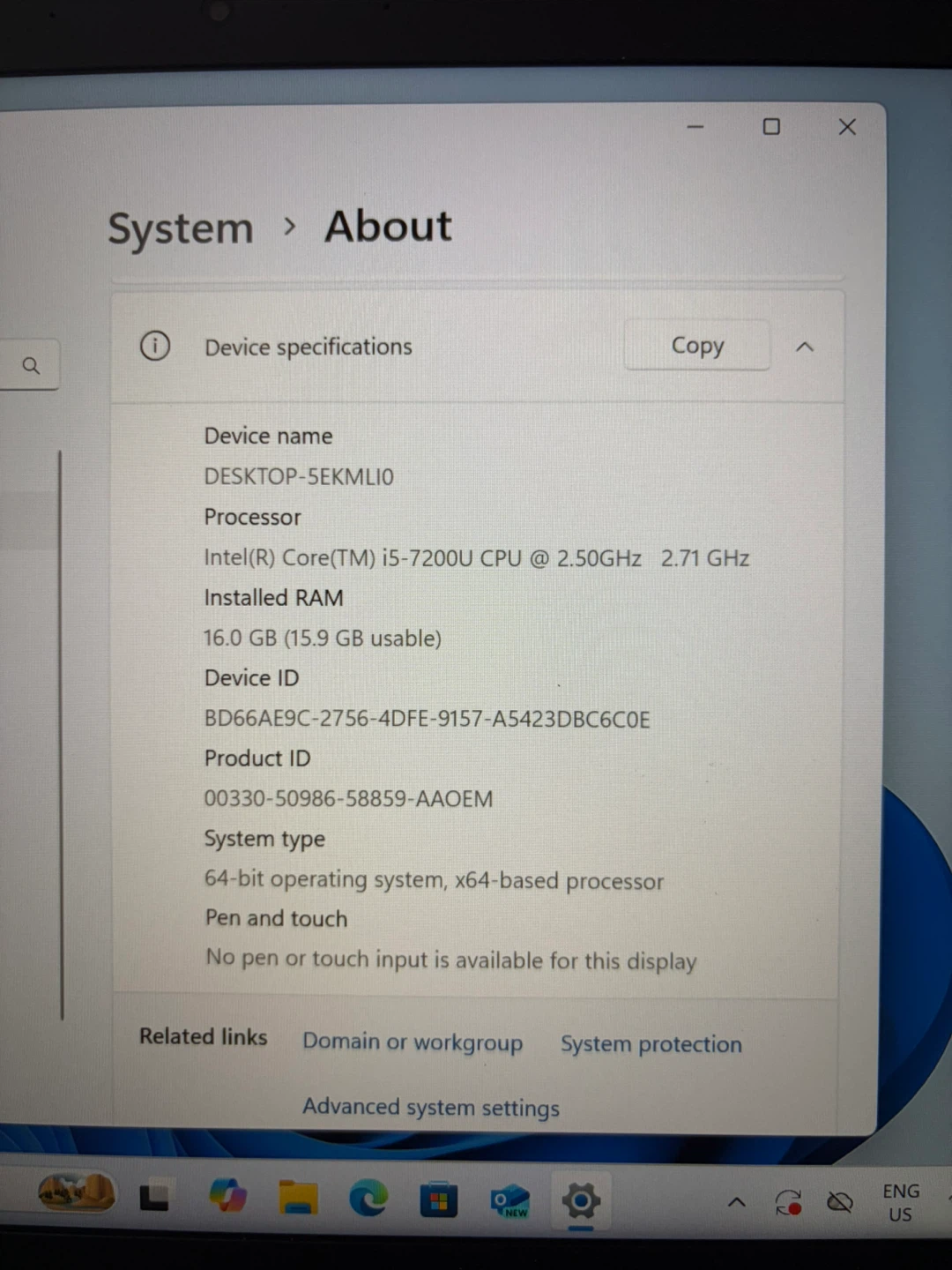 Lenovo ThinkPad T470 – 14” – 16GB RAM – 256GB SSD - photo 3