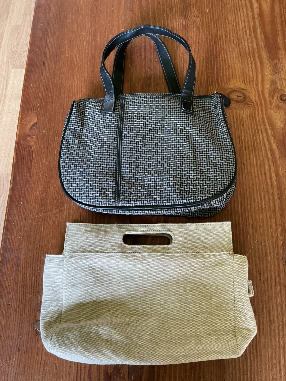 Tote Bag and Clutch Set