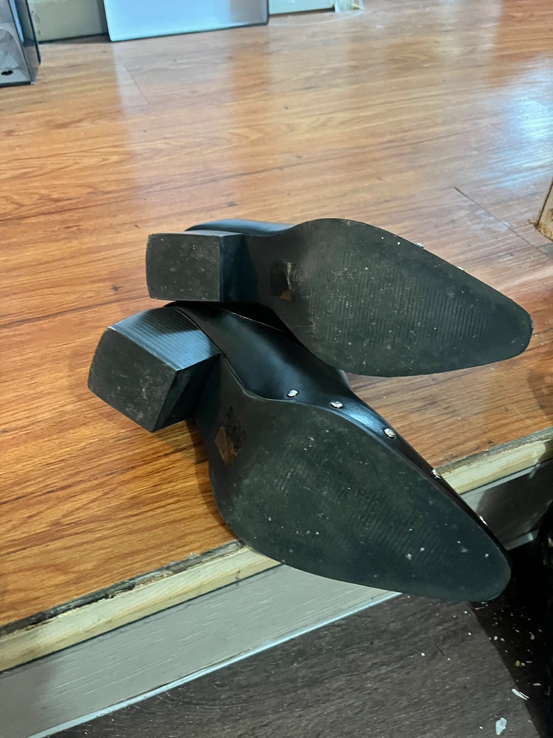 Joe Fresh Black Studded Mules - photo 3