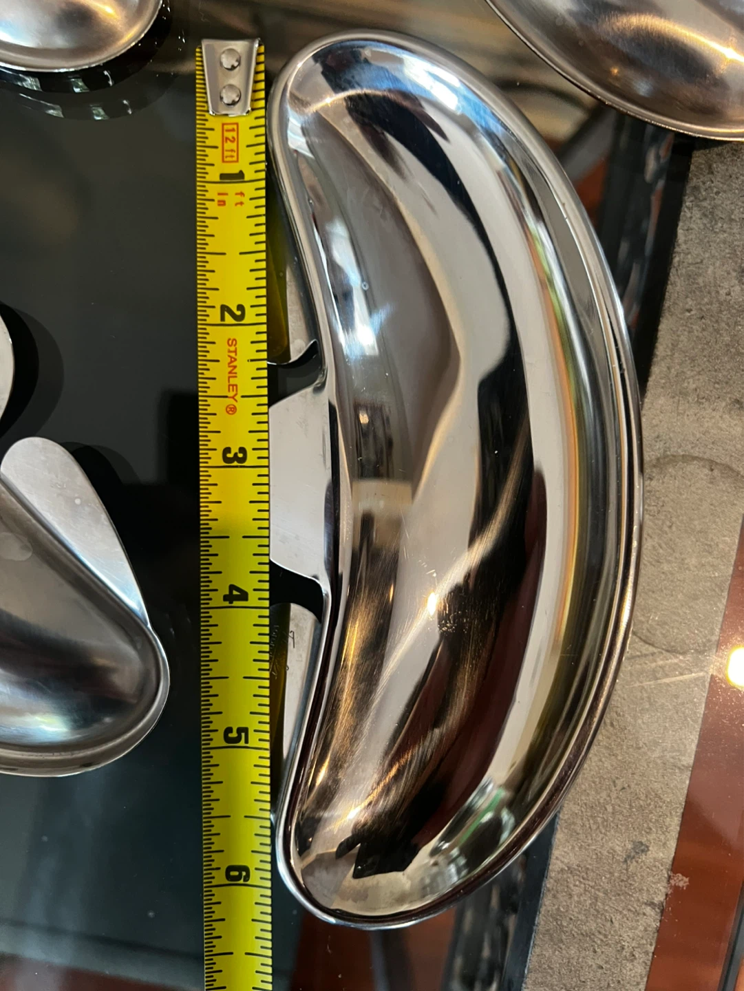 4 Vintage Fissler Coronal 18/8 Stainless Steel Kidney Dishes - photo 4