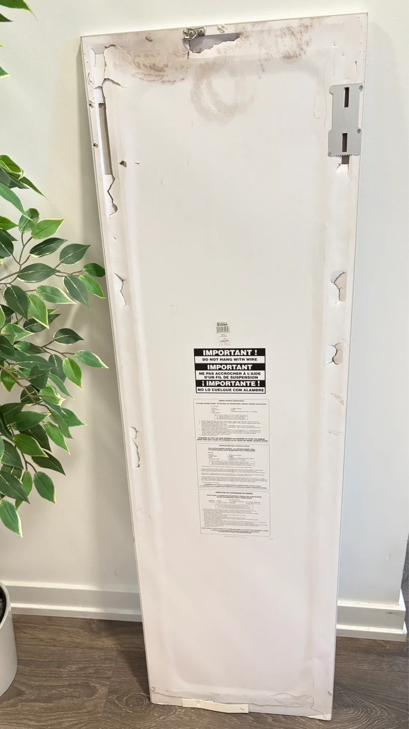 Full Length Standing Mirror - White Frame - photo 5