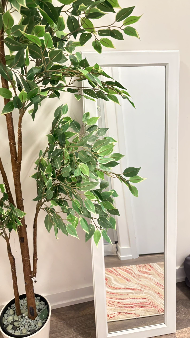 Full Length Standing Mirror - White Frame - photo 2