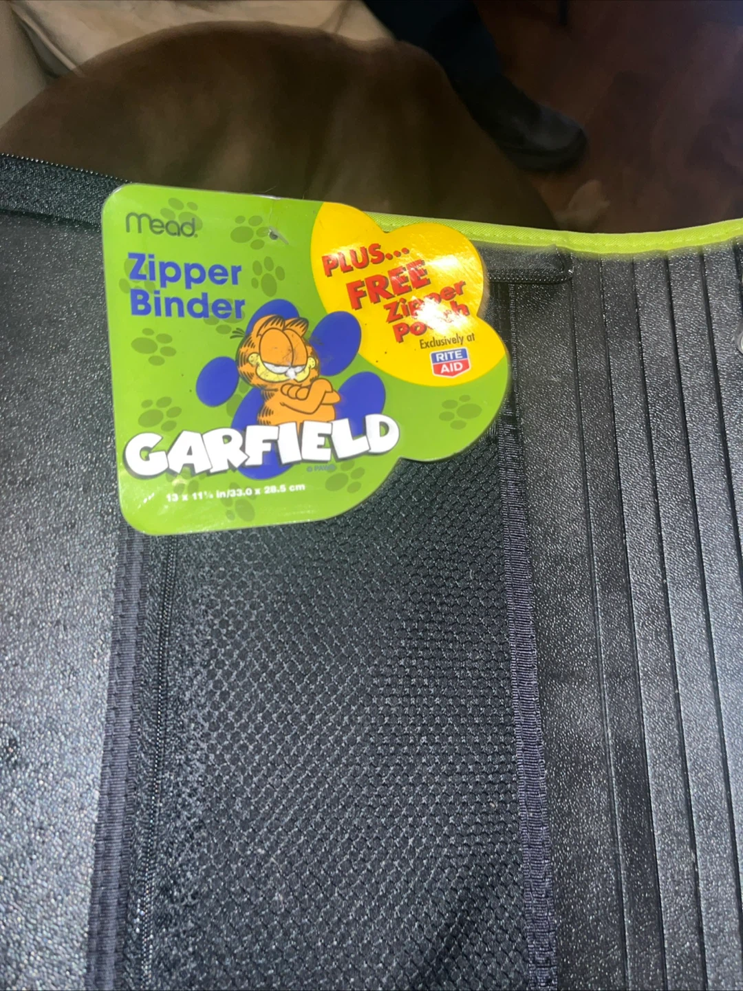 Mead Garfield Zipper Binder 13 x 11in - photo 2