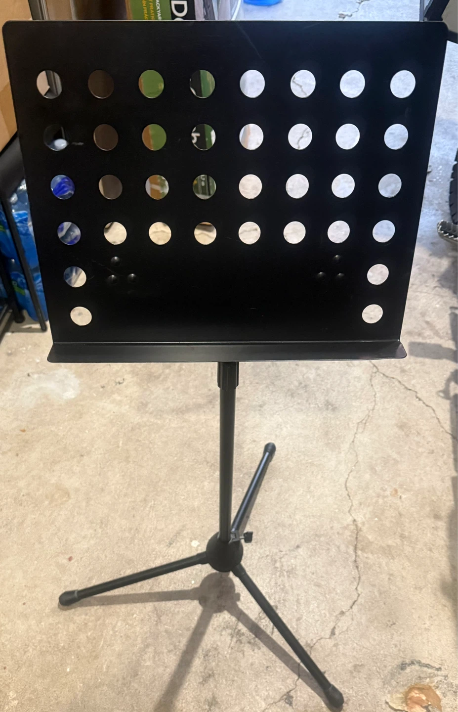 Black Music Stand