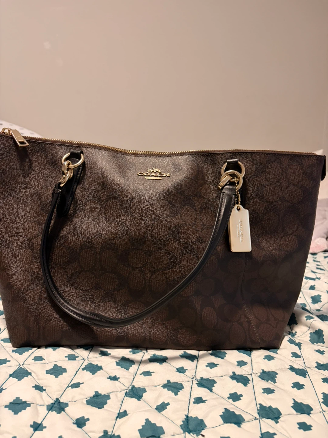 Coach Signature Tote Bag